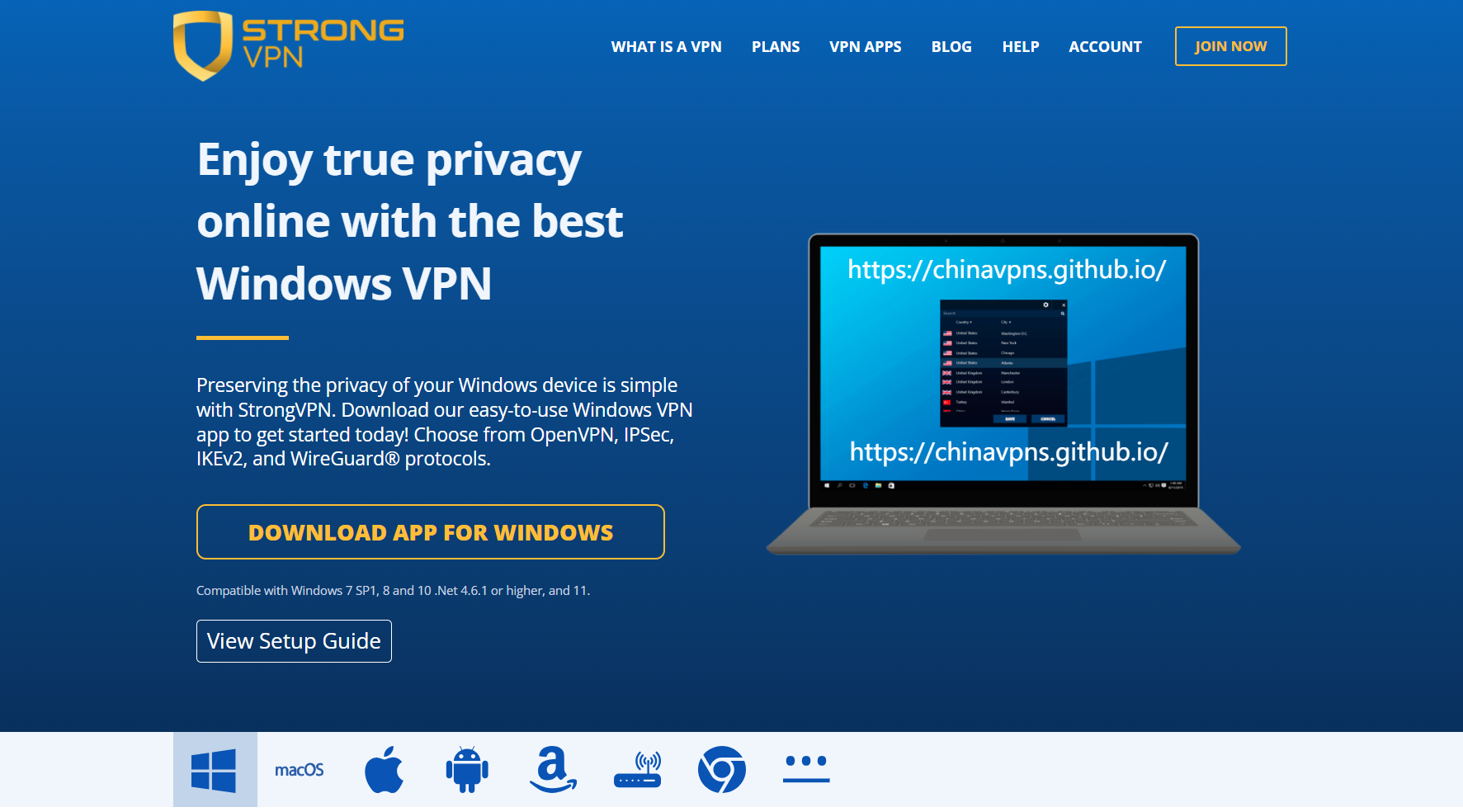 如何下载StrongVPN APP客户端